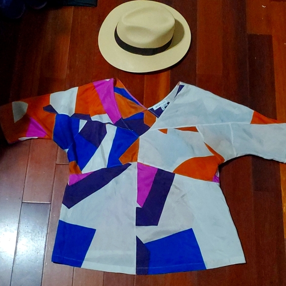 See by chloe pattern top sz 42 USA 6 - Picture 2 of 5
